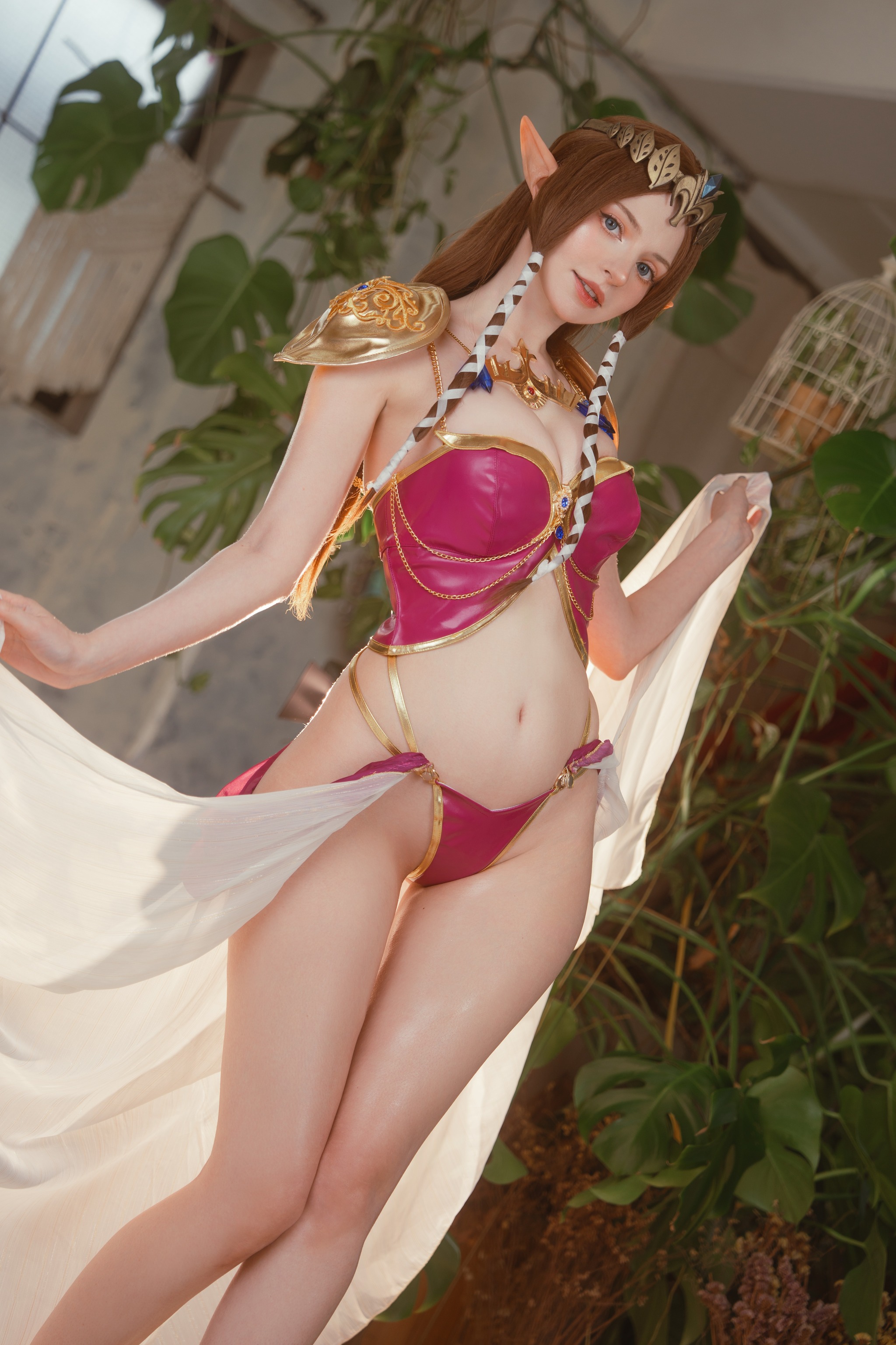 图片[1]-Peach milky – NO.052 Zelda [30P]-XikXak